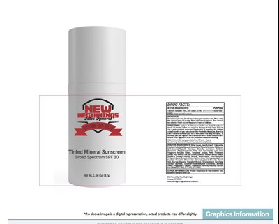 Tinted Mineral Sunscreen Broad Spectrum Spf 30 (New Beginnings Sp06.50u 301072 Stay Ageless Tinted White Bottle)